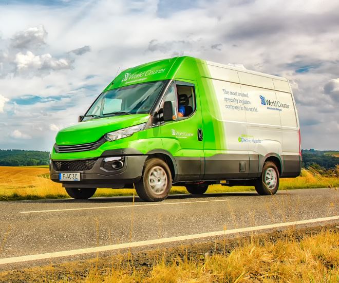 world courier electric vehicle
