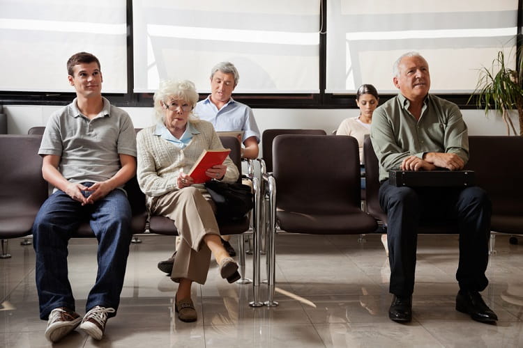 clinical trial waiting room