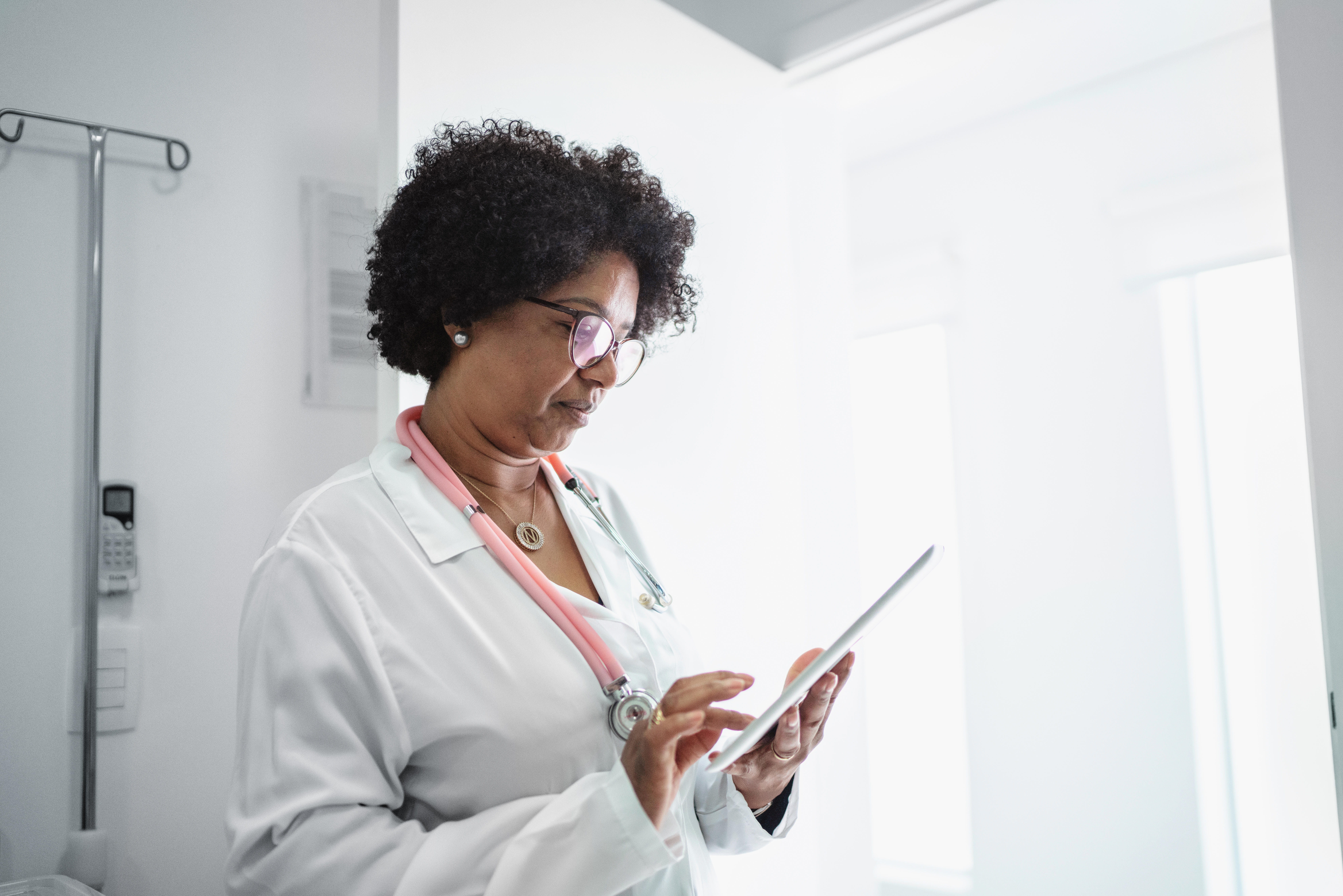 Provider using tablet computer